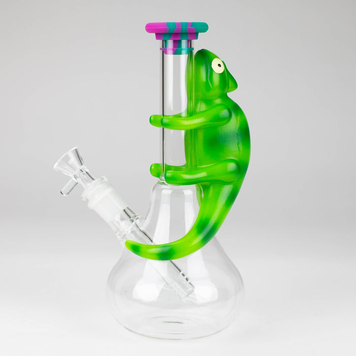 8.5" chameleon glass beaker water pipe Glass Bong YHS Smoke