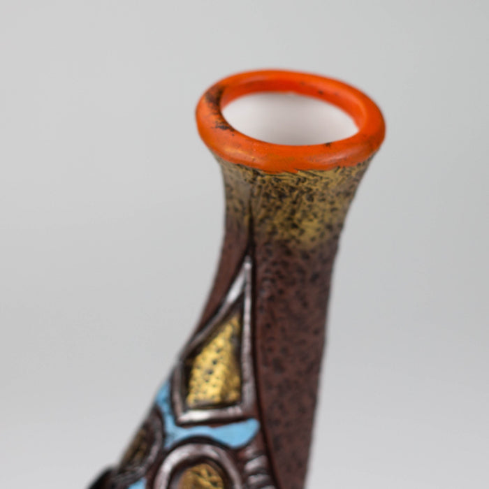7.8“ Vinyl indian elements water pipe Resin · Silicone · Plastic Bong YHS Smoke