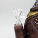 7.8“ Vinyl indian elements water pipe Resin · Silicone · Plastic Bong YHS Smoke