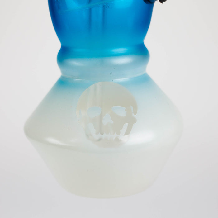 6" SKull frosted oilburner water pipe Glass Rig Bongzie Smokes