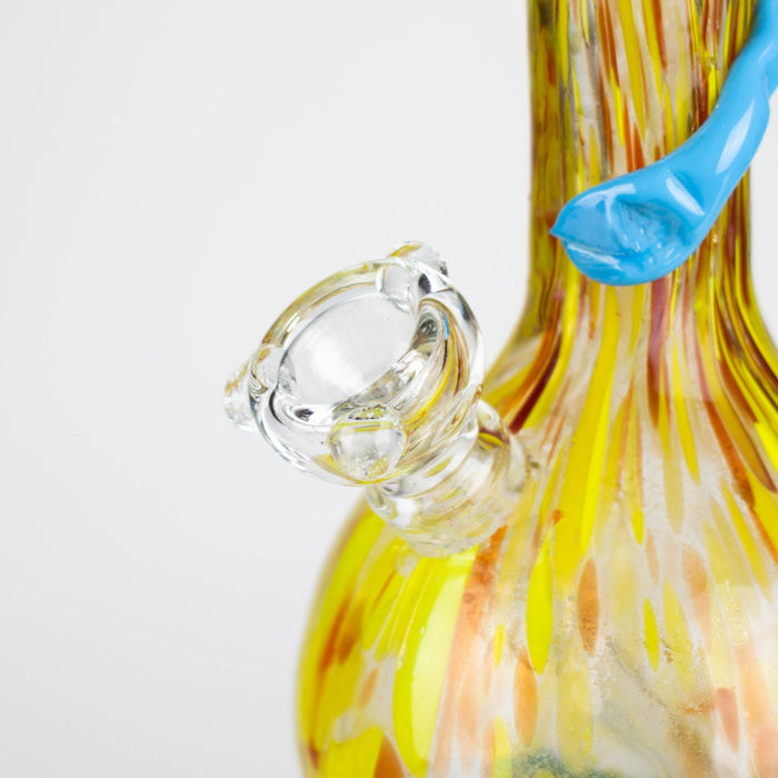 12" soft glass water pipe Glass Bong Bongzie Smokes