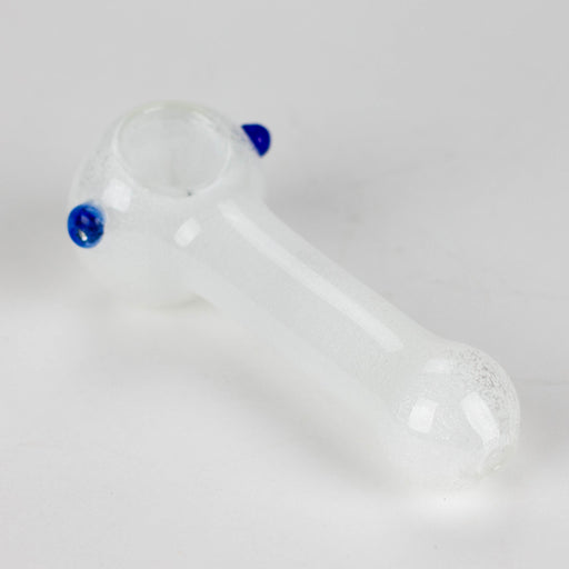 5" soft glass glow in the dark hand pipe Pack of 2 Glass Pipe Bongzie Smokes
