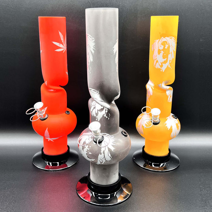 12" Acrylic Water Pipe Bong FAM-A ( PIP276 ) Acrylic Bong NIBO Distribution