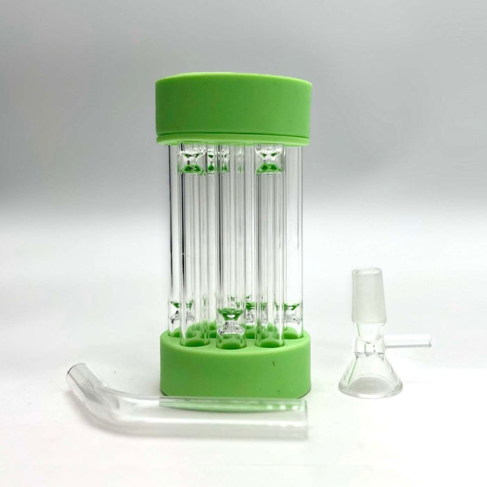 10-Hitter Glass Pipe Glass Bong Super Supplys Inc