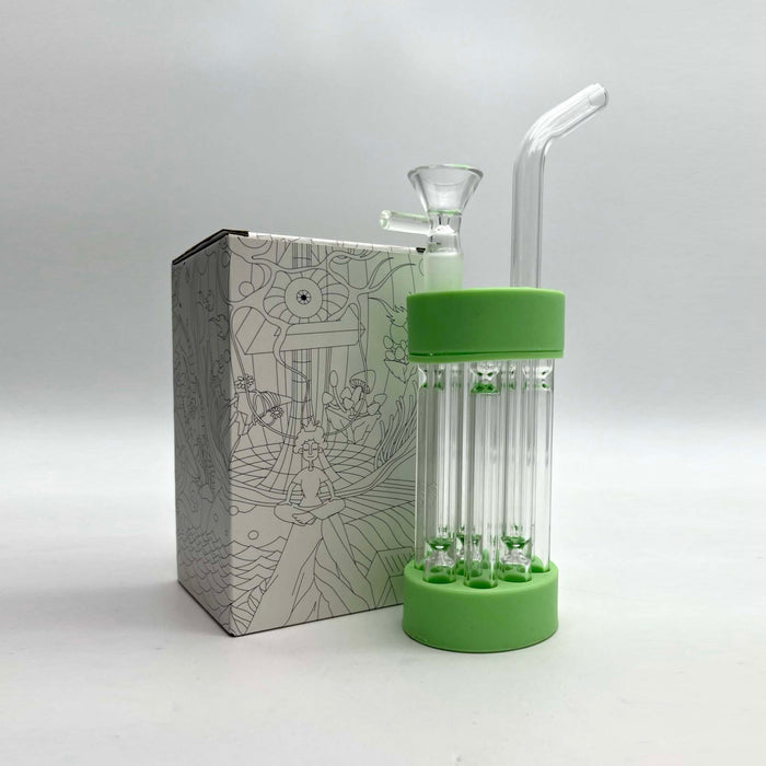 10-Hitter Glass Pipe Glass Bong Super Supplys Inc