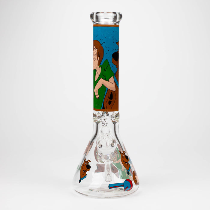 14" SD Cartoon 9mm glass water bong [GBT2112] Glass Bong ONE