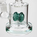 6" Twist glass bent neck glass bong with diffuser Glass Bong Bongzie Smokes
