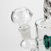 6" Twist glass bent neck glass bong with diffuser Glass Bong Bongzie Smokes