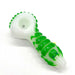 Scorpion Glow In The Dark Glass Smoking Spoon Hand Pipe Glass Pipe NIBO Distribution WHITE