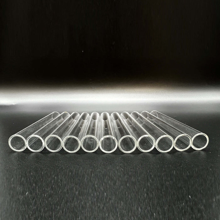 4.25" CLEAR STRAIGHT GLASS TUBE BOX of 100pcs [ PIP001 ] Glass Pipe NIBO Distribution