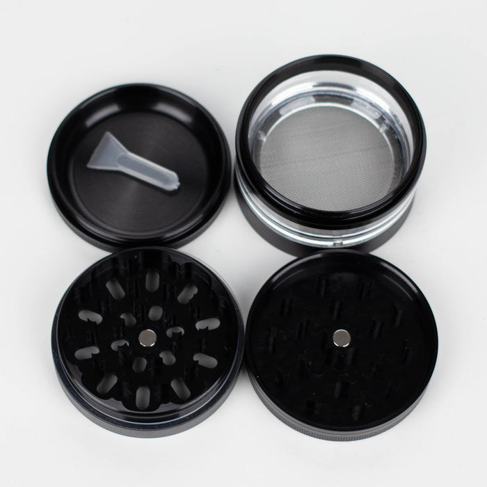 Heavy Duty Large "Don't Panic It's Organic" 4 Parts Weed Grinder Engraved in Canada Design #2 Regular Grinder Laser Ninja