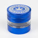 Heavy Duty Large "Don't Panic It's Organic" 4 Parts Weed Grinder Engraved in Canada Design #2 Regular Grinder Laser Ninja Blue