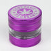 Heavy Duty Large "Don't Panic It's Organic" 4 Parts Weed Grinder Engraved in Canada Design #2 Regular Grinder Laser Ninja Purple