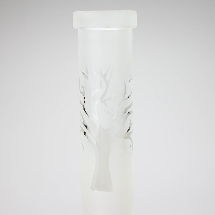 8" GLOW IN DARK TREE OF LIFE BEAKER GLASS BONG Glass Bong Bongzie Smokes