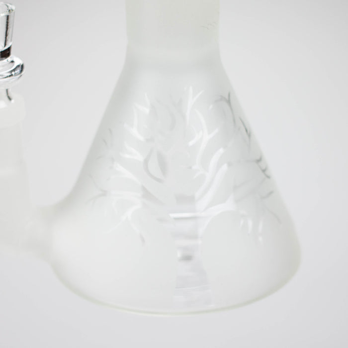 8" GLOW IN DARK TREE OF LIFE BEAKER GLASS BONG Glass Bong Bongzie Smokes