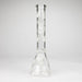 12" 5mm Luxury Design Glow in the Dark Glass Bong Glass Bong Super Supplys Inc