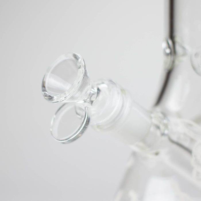 12" 5mm Luxury Design Glow in the Dark Glass Bong Glass Bong Super Supplys Inc