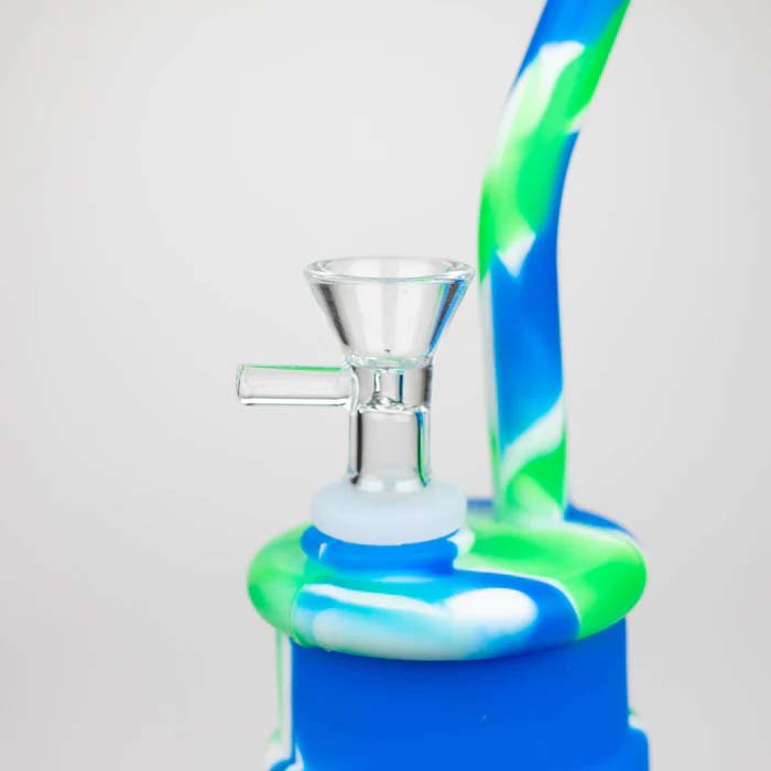Fortune | 8" Silicone Soda Bong-Assorted [SP1003] Resin · Silicone · Plastic Bong Fortune