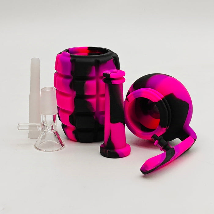 5" Grenade Silicone Bong [SP1105] Resin · Silicone · Plastic Bong Super Supplys Inc