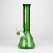 Fortune | 10" 4mm Coloured Glass Bong Assorted Colour Glass Bong Fortune Green
