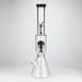 Fortune | 18" Double Tree Perc Beaker Bong Assorted Colour Glass Bong Fortune Black