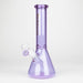 Fortune | 10" 4mm Coloured Glass Bong Assorted Colour Glass Bong Fortune Purple