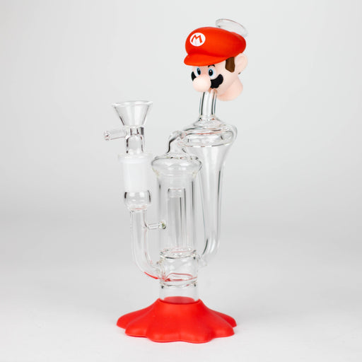 7.9" Game Character Functional Glass Water pipe Glass Bong YHS Smoke