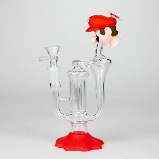 7.9" Game Character Functional Glass Water pipe Glass Bong YHS Smoke