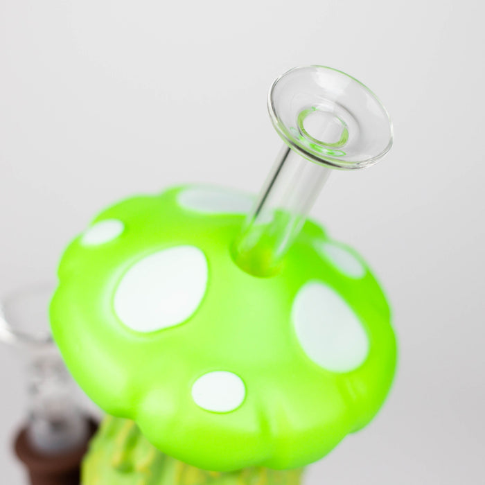 7.8" Vinyl Mushroom Monster Water Pipe Resin · Silicone · Plastic Bong YHS Smoke
