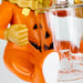 9.8'' Vinyl Pumpkin Ghost Baby Water Pipe Resin · Silicone · Plastic Bong JJ Distribution