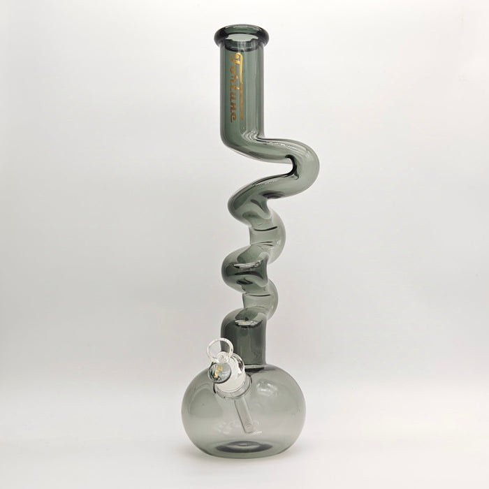Fortune | 18" 5mm Zig Zag Bong Other Shaped Bong Fortune