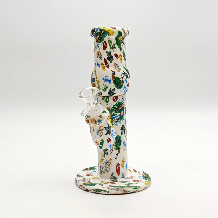 Fortune | 12.5" Silicone Hydrographic Tree Perc Waterpipe Resin · Silicone · Plastic Bong Fortune