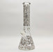 Glow in the dark 14" 7mm Egyptian Design Bong Glass Bong Super Supplys Inc Design B