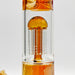 14" Electroplate Skull Design Percolator Beaker Glass Bong Super Supplys Inc