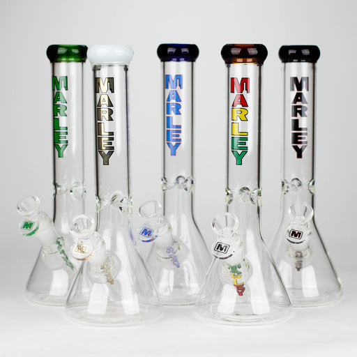 Marley | 11" 5mm Glass Beaker Bong [3825] Glass Bong Smoking Cat Distribution