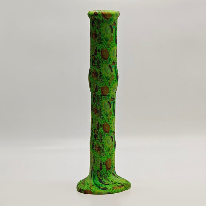 Fortune | 13-½" Graphic Silicone Straight Shooter [SP1008P] Resin · Silicone · Plastic Bong Fortune