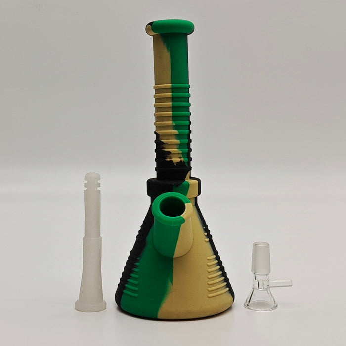 Fortune | 8-½"Silicone Beaker Bong [SP1019S] Resin · Silicone · Plastic Bong Fortune