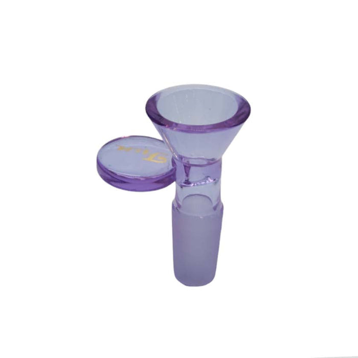 Fortune | Gold Logo Colorful 14mm Handle Bowl Bowl · Popper Fortune Purple
