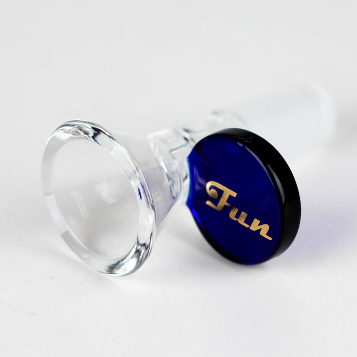 Fortune | 14mm Joint Handle Bowl Bowl · Popper Fortune Blue