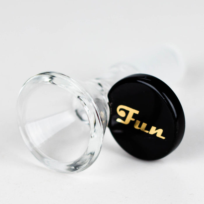 Fortune | 14mm Joint Handle Bowl Bowl · Popper Fortune Black