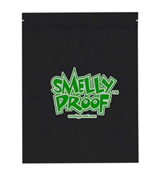 Smelly Proof Storage Bags 10 Pack Zip Bag NIBO Distribution BLACK - L