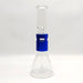 14" Metal Detachable Glass Bong Assorted Colours Glass Bong Super Supplys Inc Blue