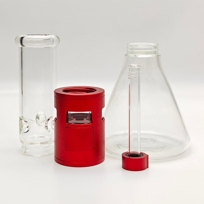 14" Metal Detachable Glass Bong Assorted Colours Glass Bong Super Supplys Inc