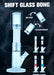 13.5" Detachable Airflow Straight Shooter Glass Bong Super Supplys Inc