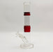 13.5" Detachable Airflow Straight Shooter Glass Bong Super Supplys Inc Red