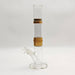 13.5" Detachable Airflow Straight Shooter Glass Bong Super Supplys Inc Gold