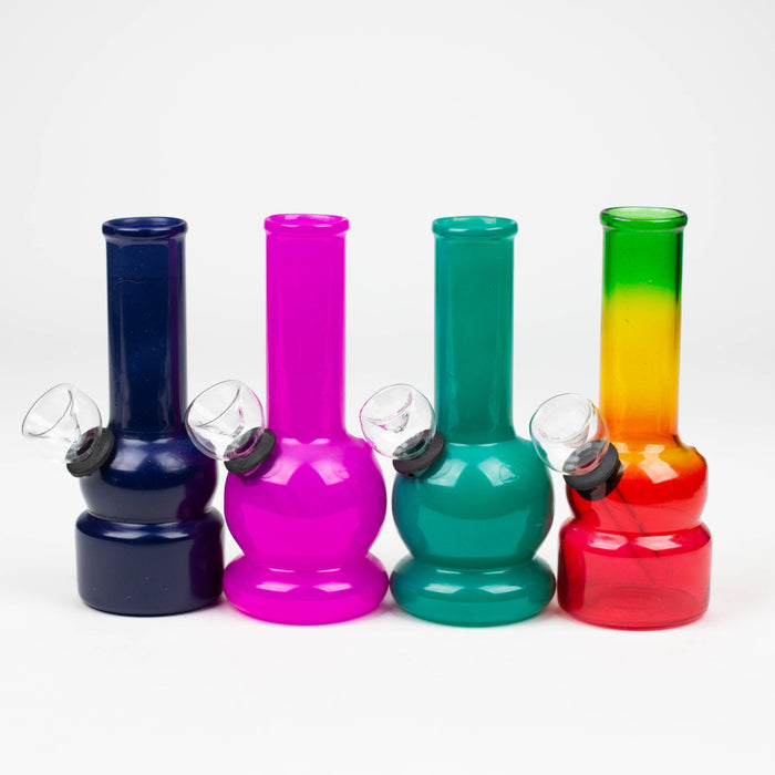 5" Color Water pipe-Designs and Color Assorted Glass Bong Bongzie Smokes