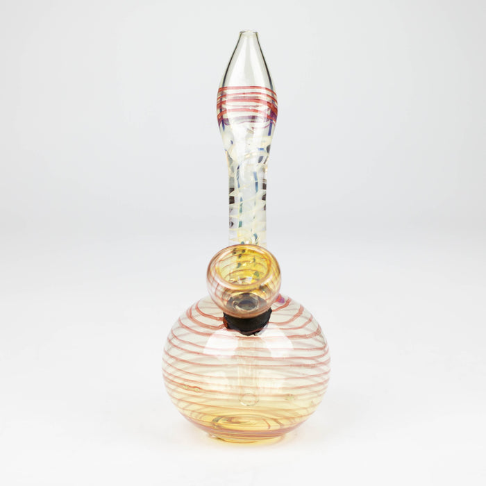 6" changing color glass bong Glass Bong ONE