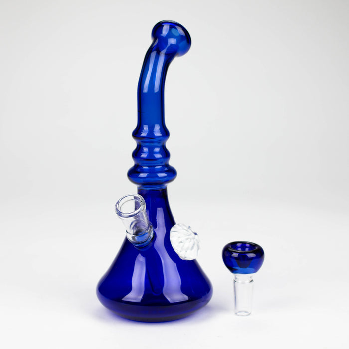 7" EYE COLOUR TUBE BONG Glass Bong Bongzie Smokes