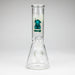 10" clear beaker glass water bong Glass Bong Bongzie Smokes